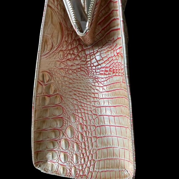 RARE BACK - NWT BRAHMIN Caroline Sunkiss Melbourne Satchel Crossbody Bag Leather - Picture 5 of 10